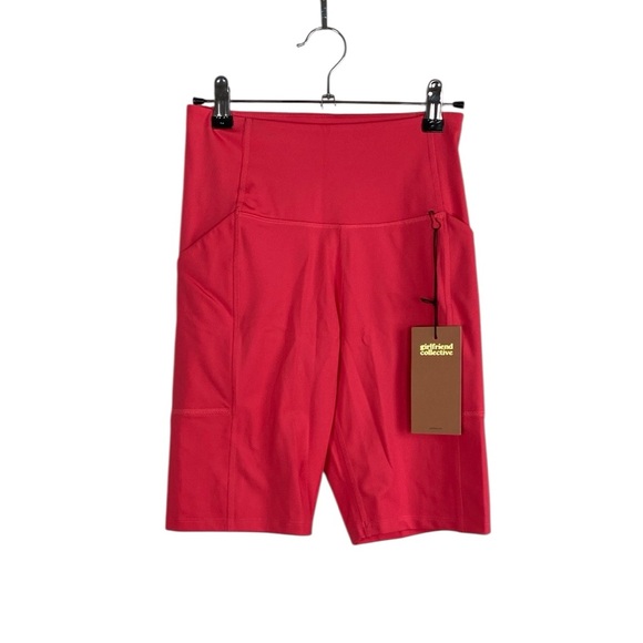 girlfriend collective Pants - Girlfriend Collective pink bike shorts